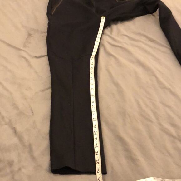 Harve Benard Black Stretch Woven Pants Woman Size 8 Pull On Casual Office - Picture 9 of 10